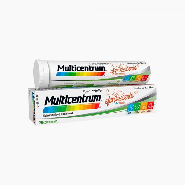 Multicentrum efervescente 20 comprimidos