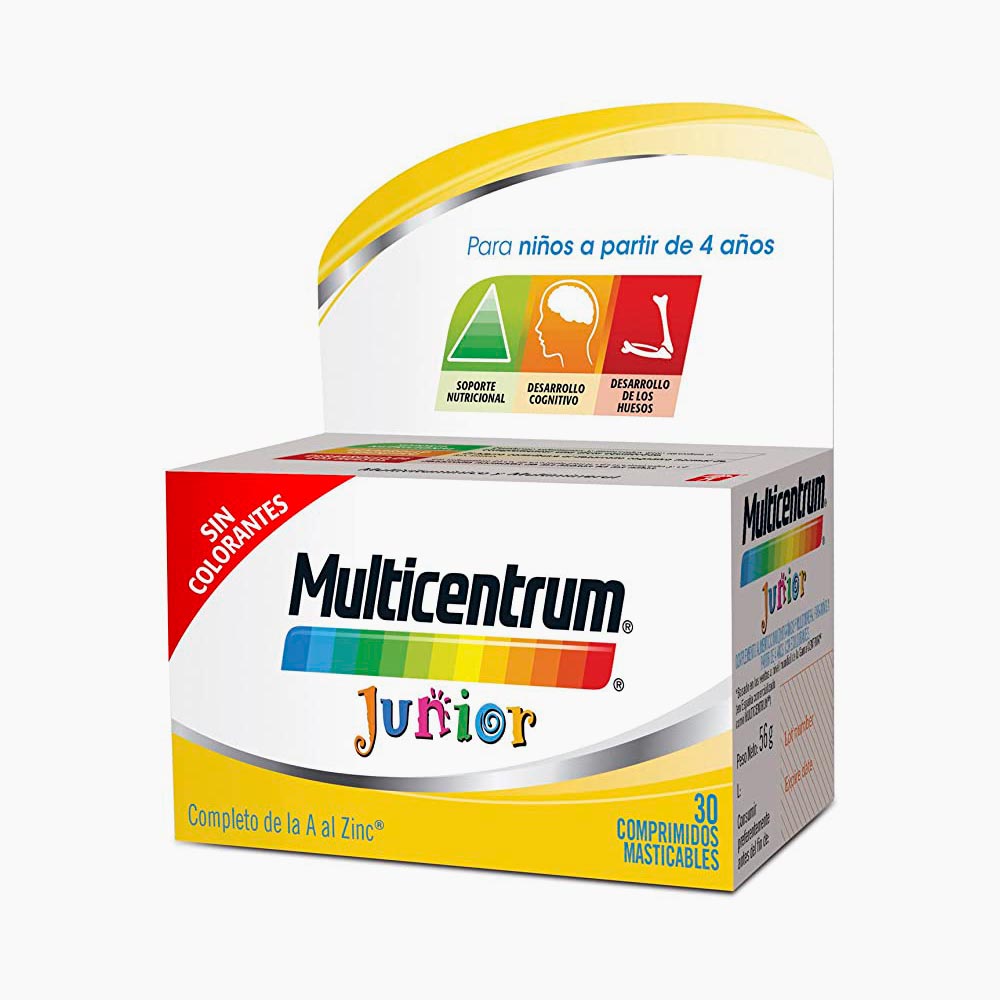 Multicentrum junior 30 comprimidos