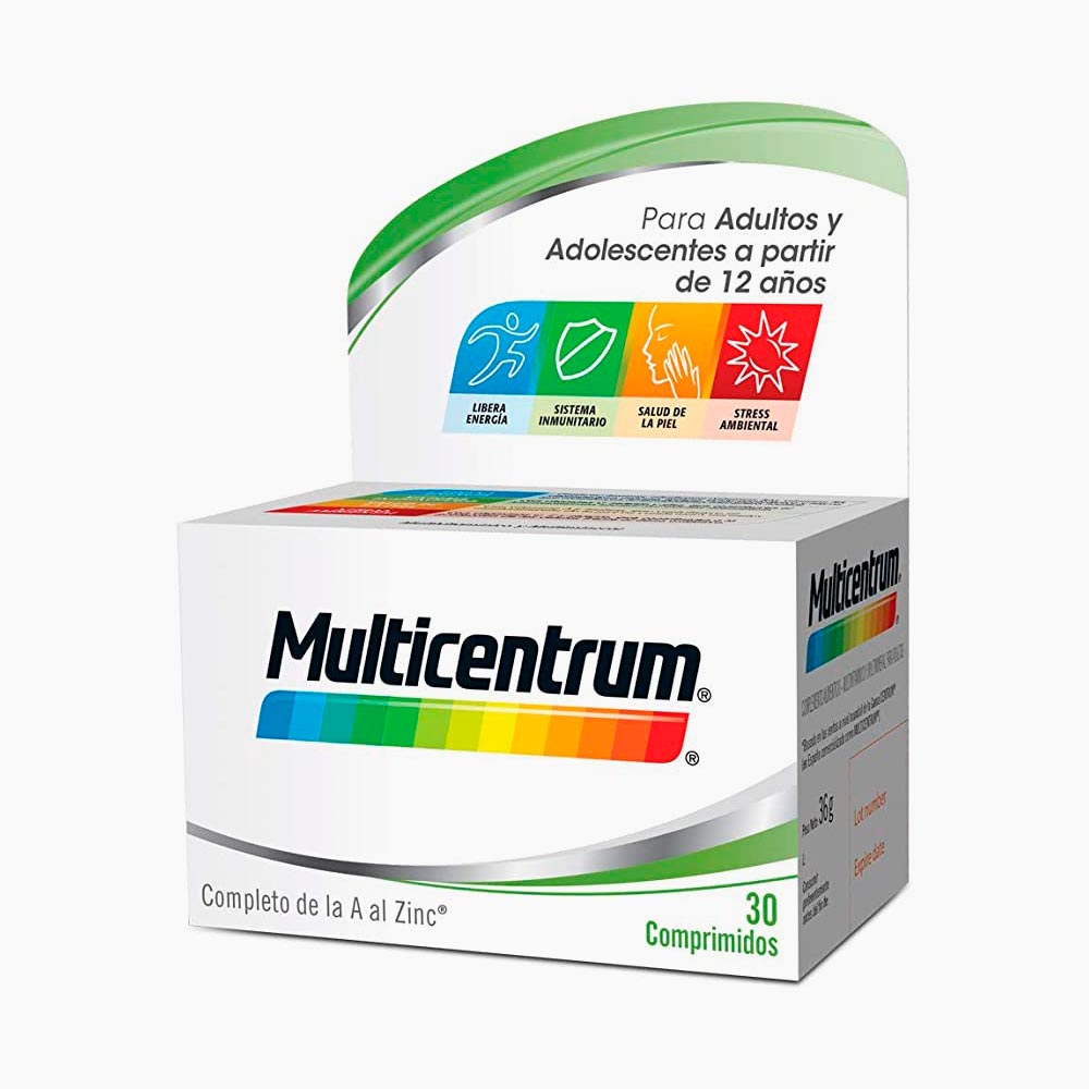 Multicentrum luteína 30 comprimidos