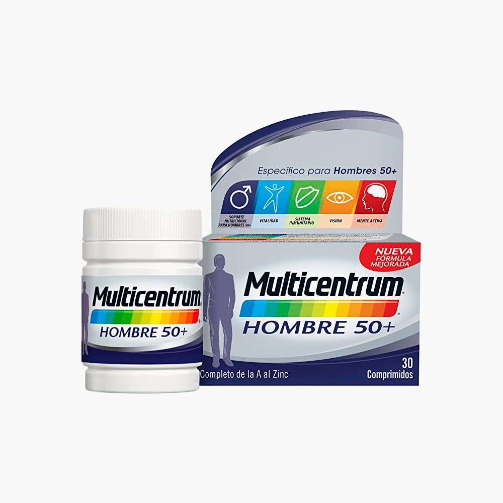 precio Multicentrum hombre 50 30 comprimidos
