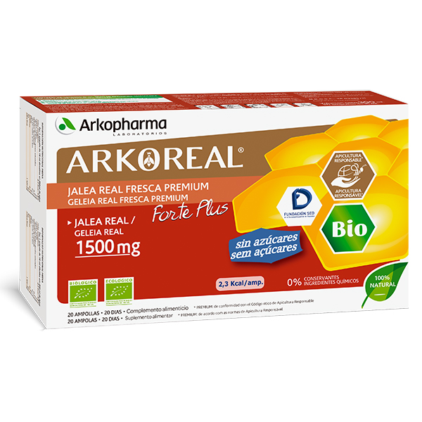 arkoreal jalea real 1500 forte vitaminada arkopharma sin azucar Farmacia Fronteira